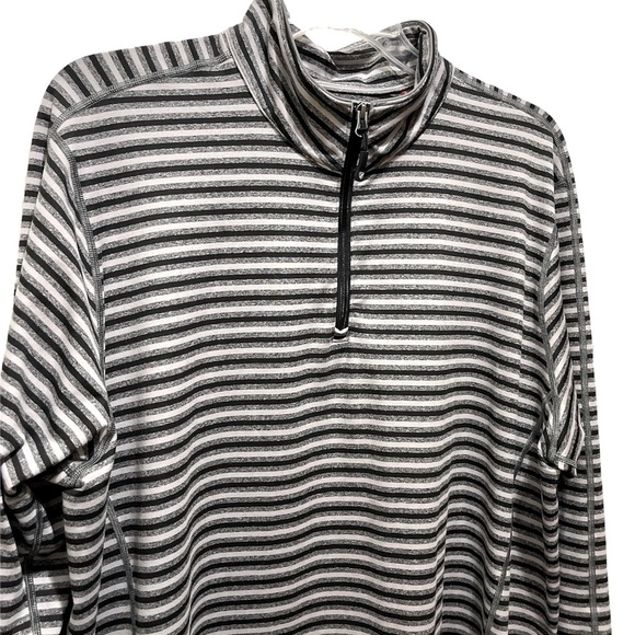 Very Nice Cremieux Club 38 Performance Striped 1/4-Zip Golf Pullover XXL - Picture 2 of 7